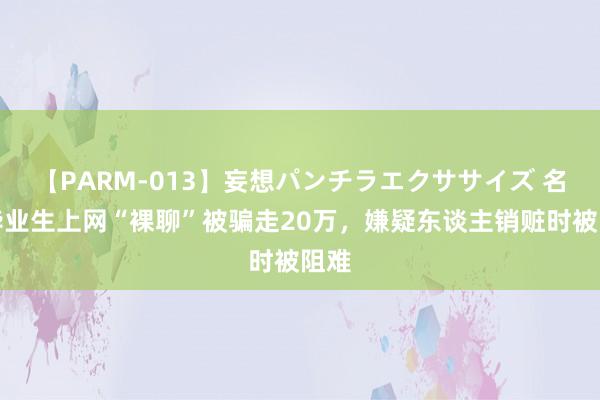 【PARM-013】妄想パンチラエクササイズ 名校毕业生上网“裸聊”被骗走20万，嫌疑东谈主销赃时被阻难