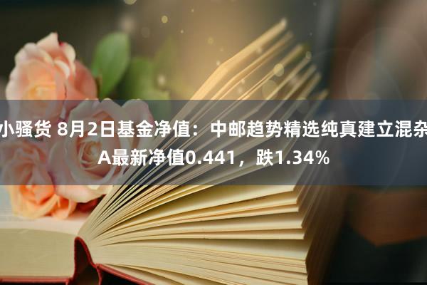 小骚货 8月2日基金净值：中邮趋势精选纯真建立混杂A最新净值0.441，跌1.34%