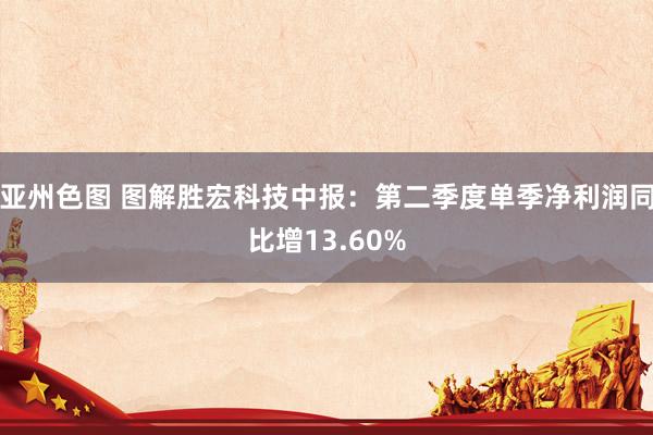 亚州色图 图解胜宏科技中报：第二季度单季净利润同比增13.60%