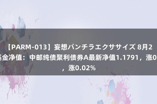 【PARM-013】妄想パンチラエクササイズ 8月23日基金净值：中邮纯债聚利债券A最新净值1.1791，涨0.02%