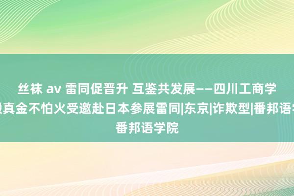 丝袜 av 雷同促晋升 互鉴共发展——四川工商学院锻真金不怕火受邀赴日本参展雷同|东京|诈欺型|番邦语学院