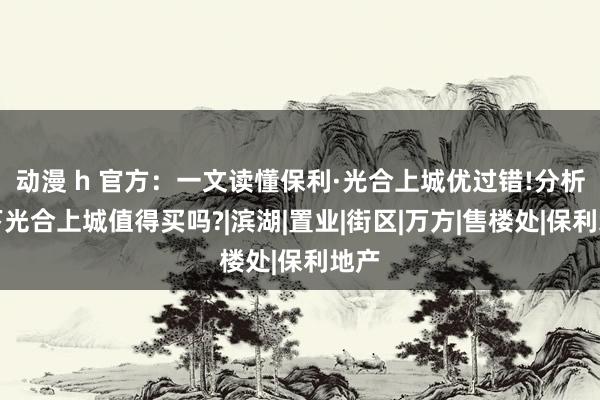 动漫 h 官方：一文读懂保利·光合上城优过错!分析一下光合上城值得买吗?|滨湖|置业|街区|万方|售楼处|保利地产