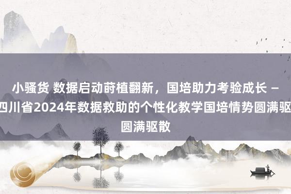 小骚货 数据启动莳植翻新，国培助力考验成长 ——四川省2024年数据救助的个性化教学国培情势圆满驱散